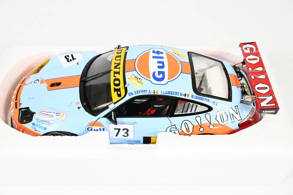 Minichamps 1/18 Porsche 911 GT3 RSR 24H Le Mans 2006 Diecast Car - Image 3 of 4