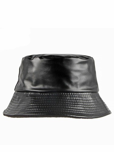 Men's Warm Leather Fisherman Hat Winter 