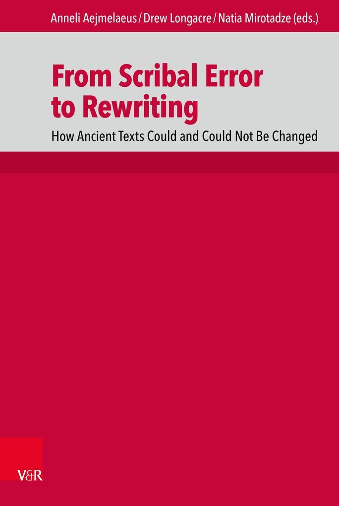 Thumbnail - From Scribal Error To Rewriting | 2020 | Deutsch