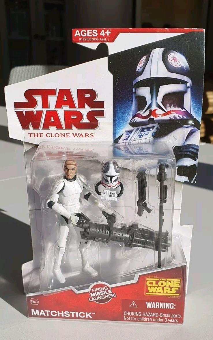 Figurine Star Wars The Clone Wars - Clone Trooper Matchstick (Hasbro)
