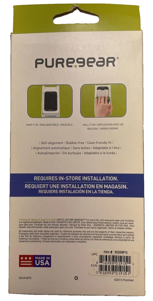 Puregear Puretek Refill Screen Shield For LG G3 - Clear - Imagem 2 de 4