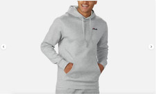 Mens Gray Medium FILA Performance Track Suit Jogging Suit Pant and Hoodie NWT
