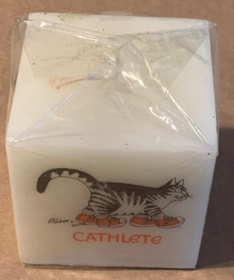 B.Kliban American Greetings Catwalk,Sneaker Cat, Cruisin' Cat & Cathlete Candle!