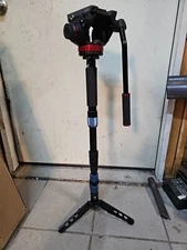 Sirui PSR Monopod With Bridging Tech Mvh502ah Mounting Plate