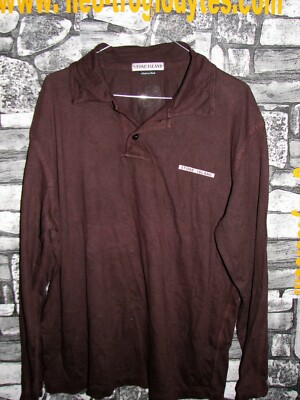Vintage Stone Island by Osti feinstes technisches Baumwolljersey Shirt 80 Italy 
