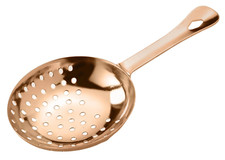 Beaumont 3341 Copper Plated Julep Strainer Bar Cocktail Strainers