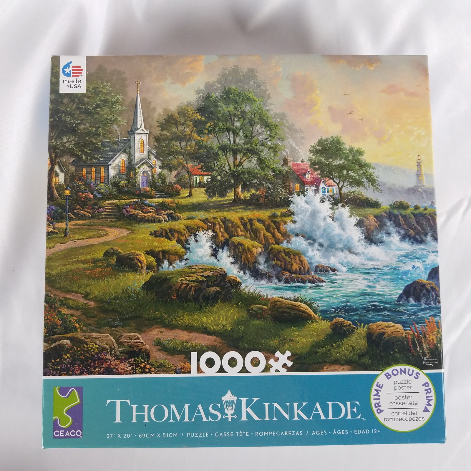 Thomas Kinkade SEASIDE HAVEN #41044 CEACO 1000 Piece Jigsaw Puzzle | eBay
