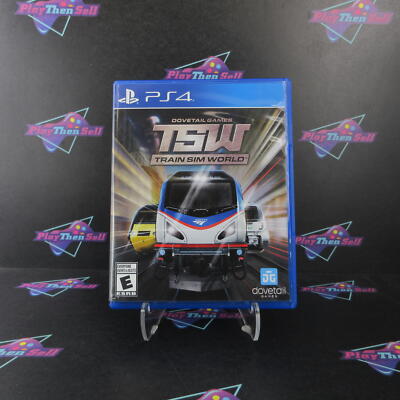 Refurbished Train Sim World PS4 PlayStation 4 Complete - Excellent Cond