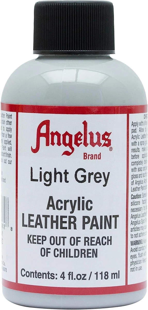 Angelus Acrylic Leather Paint-4 Oz.-Light Grey