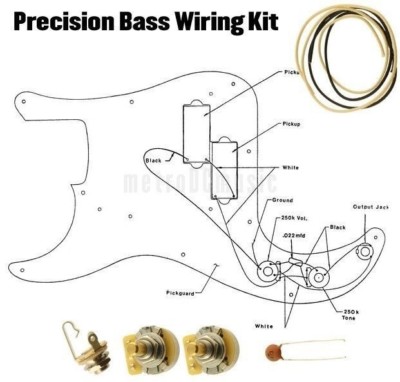 Squier p bass wiring diagram