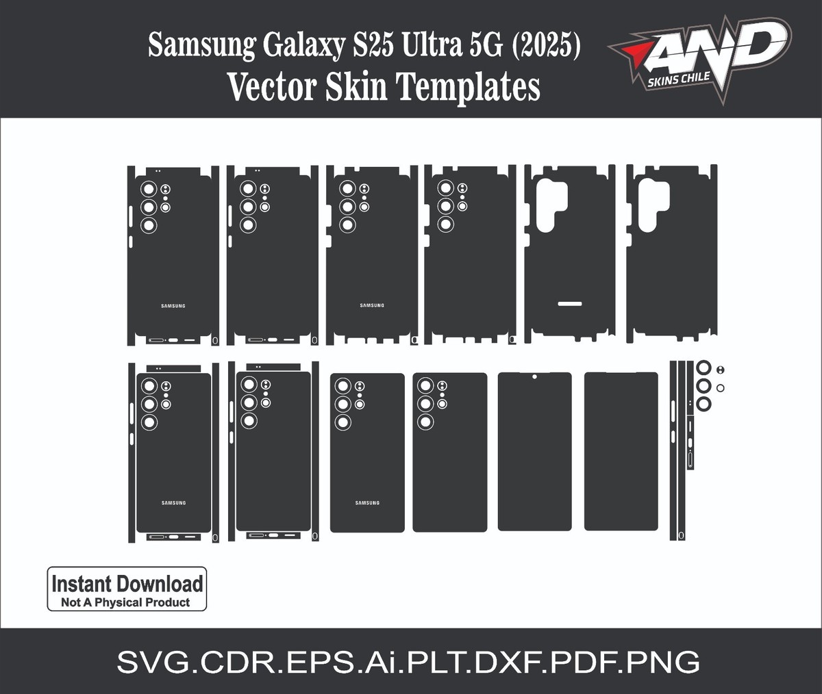 Samsung Galaxy s25 ultra 5g Skin Template Vector skin die cuts template Svg | eBay Samsung Galaxy s25 ultra 5g Skin Template Vector skin die cuts template Svg | eBay