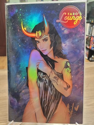 Faro's Lounge Lo Loki Cover Melinda Exclusive Chrome Signed 