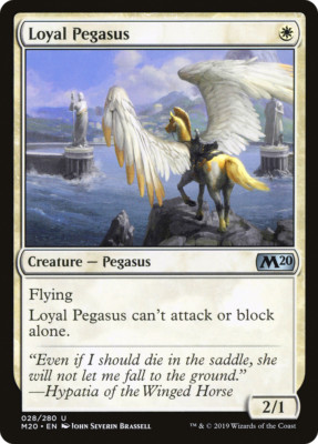 x4 Loyal Pegasus M20 MTG 28/280 M20 M/NM 4x
