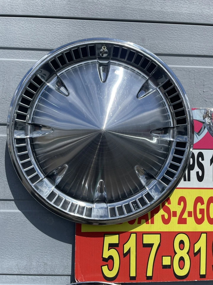 "Plymouth Rat Rod Bullitt Mopar 1959 tapacubos raro fabricante original personalizado 14"" juego de 4 bonitos retro" Foto 2 de 4