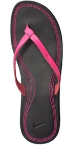 nike celso flip flops pink