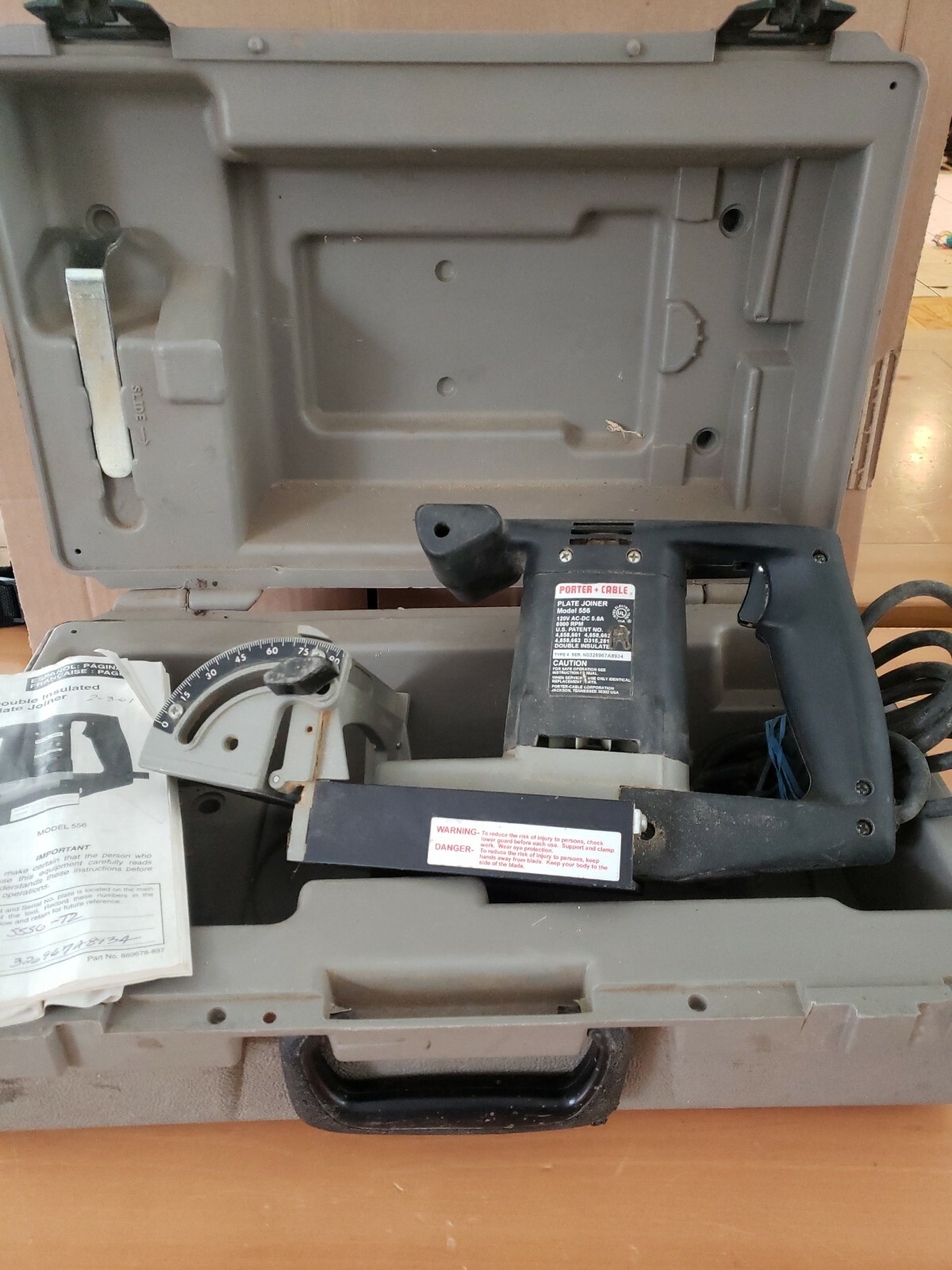 Porter Cable Plate Joiner Kit 556 W/Blade & Case eBay