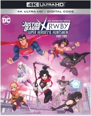 Justice League X RWBY Super Heroes and Huntsmen  4K  Part 2 Blu-ray/with Slip