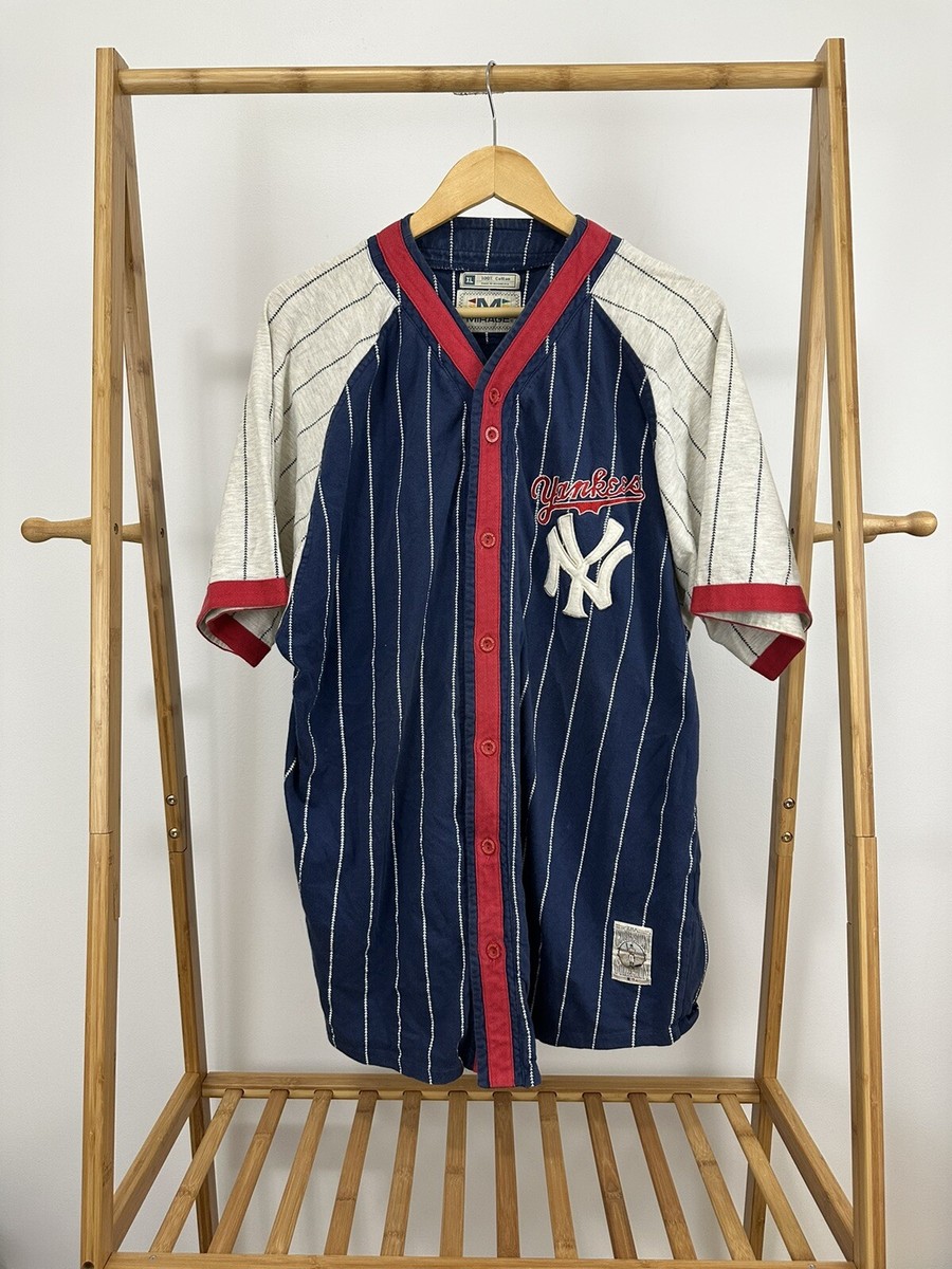 VTG New York Yankees Mirage Pinstripe Baseball MLB Faded
