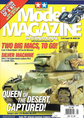 Tamiya Model 166 Char B1 Tank Matilda Ajinomoto Honda NSR250 T-55 Tank Canberra 