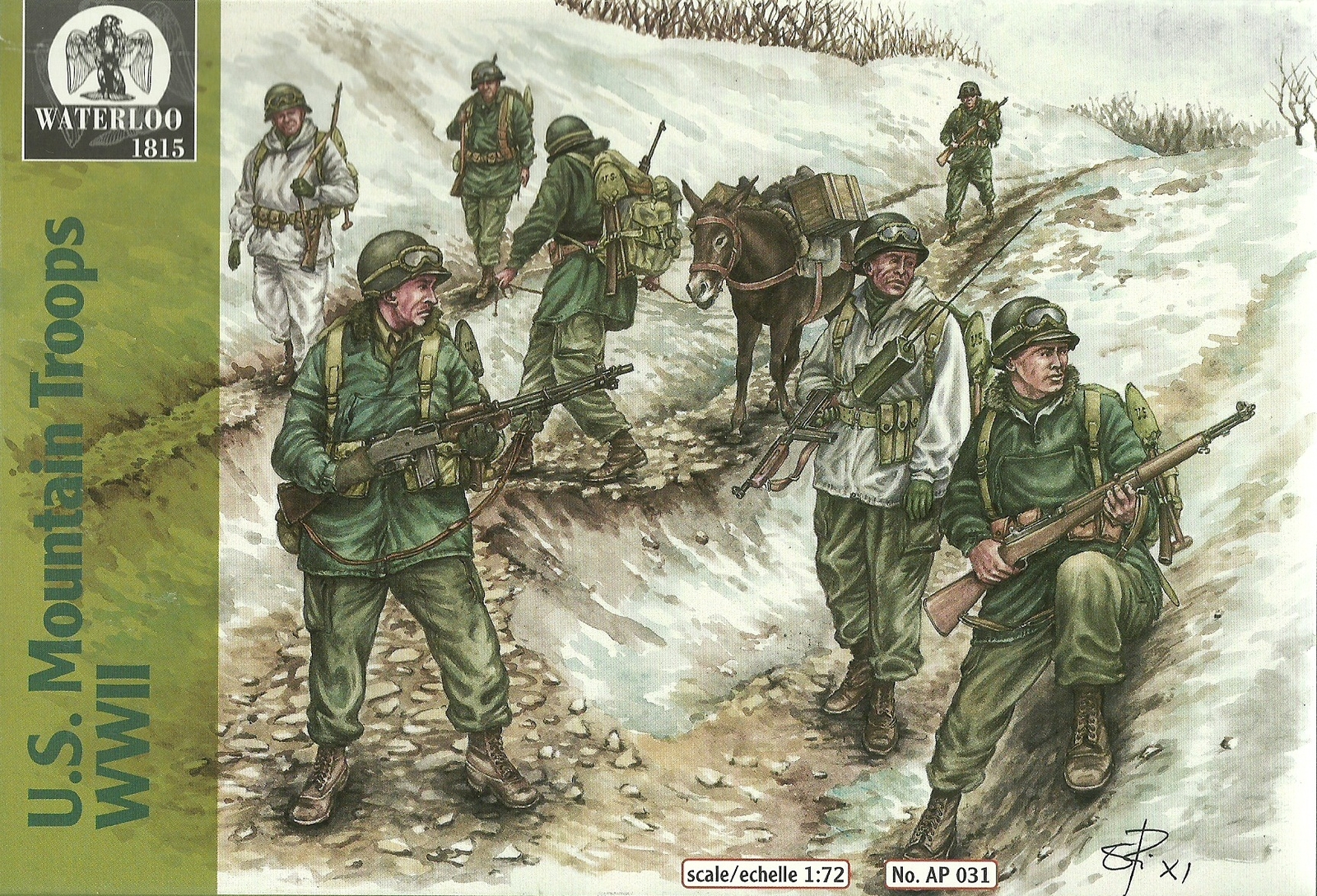Waterloo 1/72 WWII US Mountain Troops