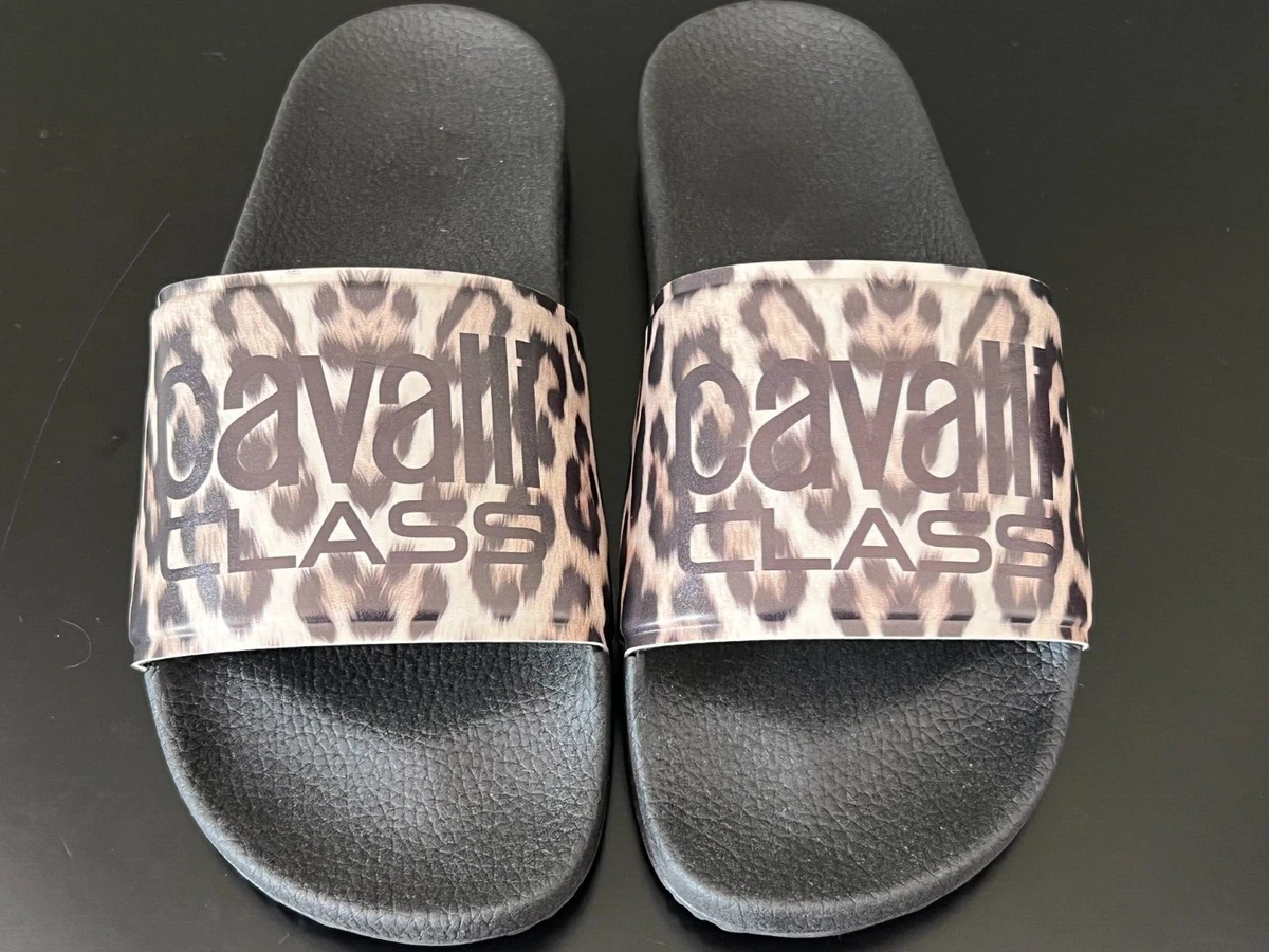 Roberto cavalli sale flat sandals