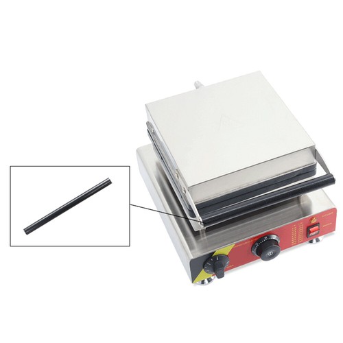 Cialda Elettrica Antiaderente Commerciale 4PCS Quadrata Waffle Baker Macchina 1500W - Foto 12 di 18