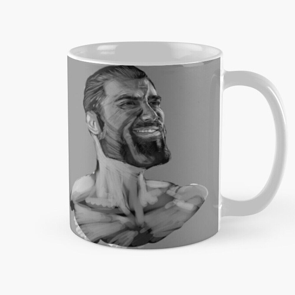 Giga chad, o homem que nos esforçamos para ser caneca de café presentes  personalizados canecas para o chá - AliExpress