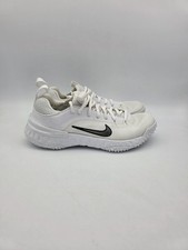 Nike Huarache 9 Elite TF LAX Lacrosse Turf White FN0310-101 Men’s Size 4 W/5.5
