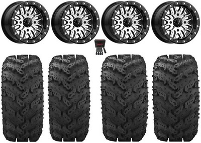 MSA Brute Bdlk 14'' ATV Wheels 28'' Reptile Tires Can-Am Renegade Outlander