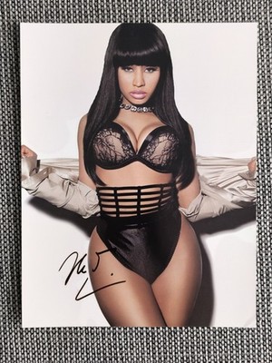 Nicki Minaj Original Autogramm Rap Hip Hop Musik Young Money