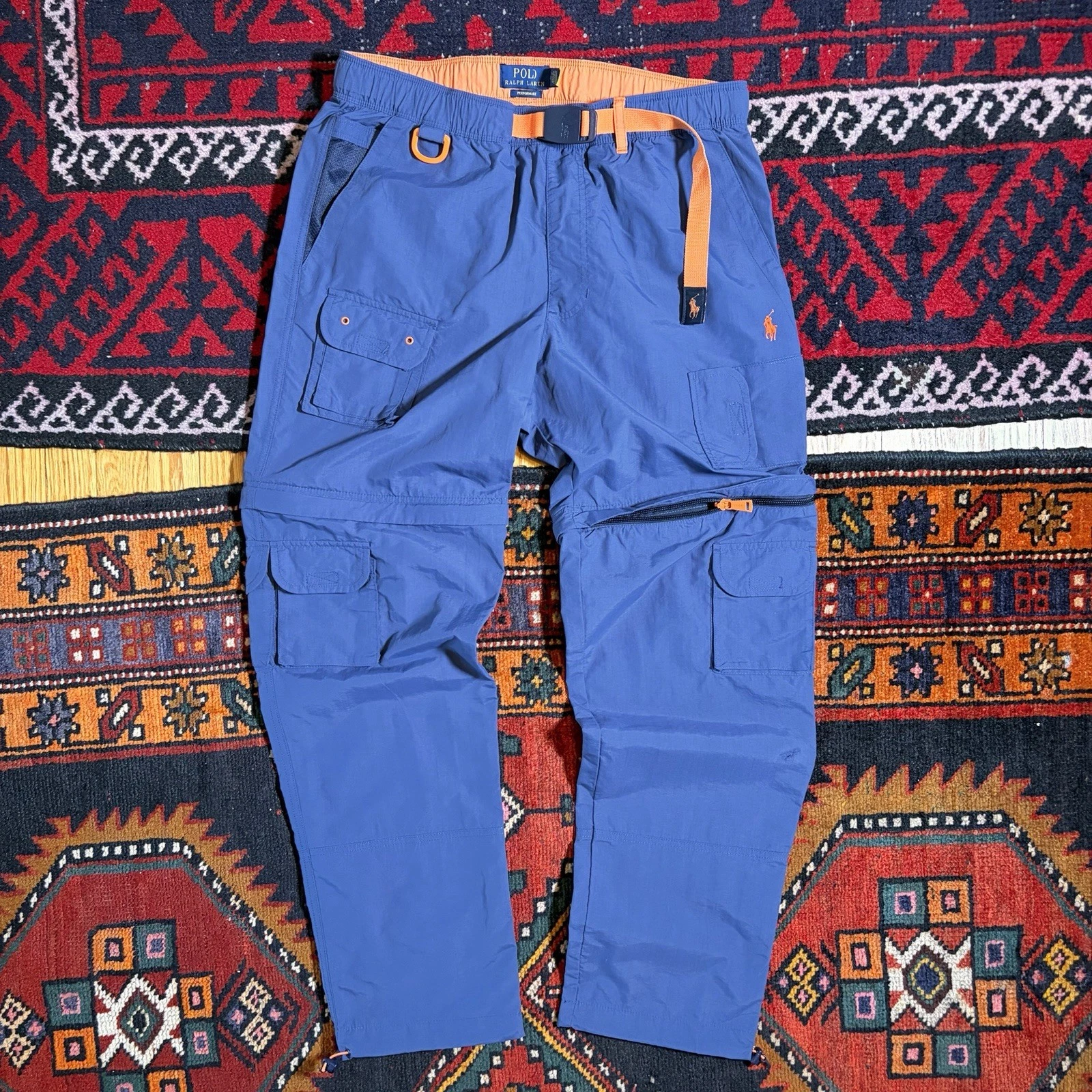 Polo Ralph Lauren Convertible Windbreaker Performance Pants Cargo Hike Size M
Opens in a new window 