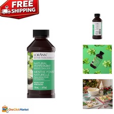 LorAnn 4 Fl Oz Peppermint Emulsion - Perfect for Gluten-Free Kosher Baking