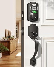 Veise Fingerprint Keyless Door Lock Matte Black -  KS02D