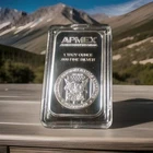 Silver APMEX Bar 1 Troy oz. .999 Fine Silver Sealed