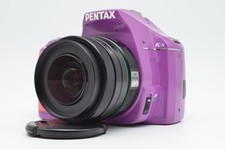 AS-IS Pentax K-x Purple DSLR Camera w/smc PENTAX-DA 35mm F2.4 AL Lens Japan