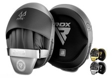 Almohadillas de Boxeo RDX Mitones de Enfoque Curvos, Maya Hide Leather Mark PRO