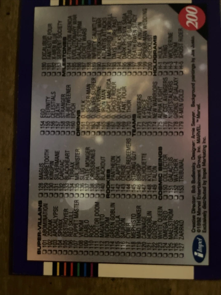 1992 Marvel Universe Series III Base Set of 200 Cards NM/M Spider-Man, X-Men - Image 3 of 4