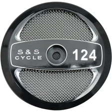 S&S Cycle Air Cleaner Cover Stealth 124" - Black 170-0321