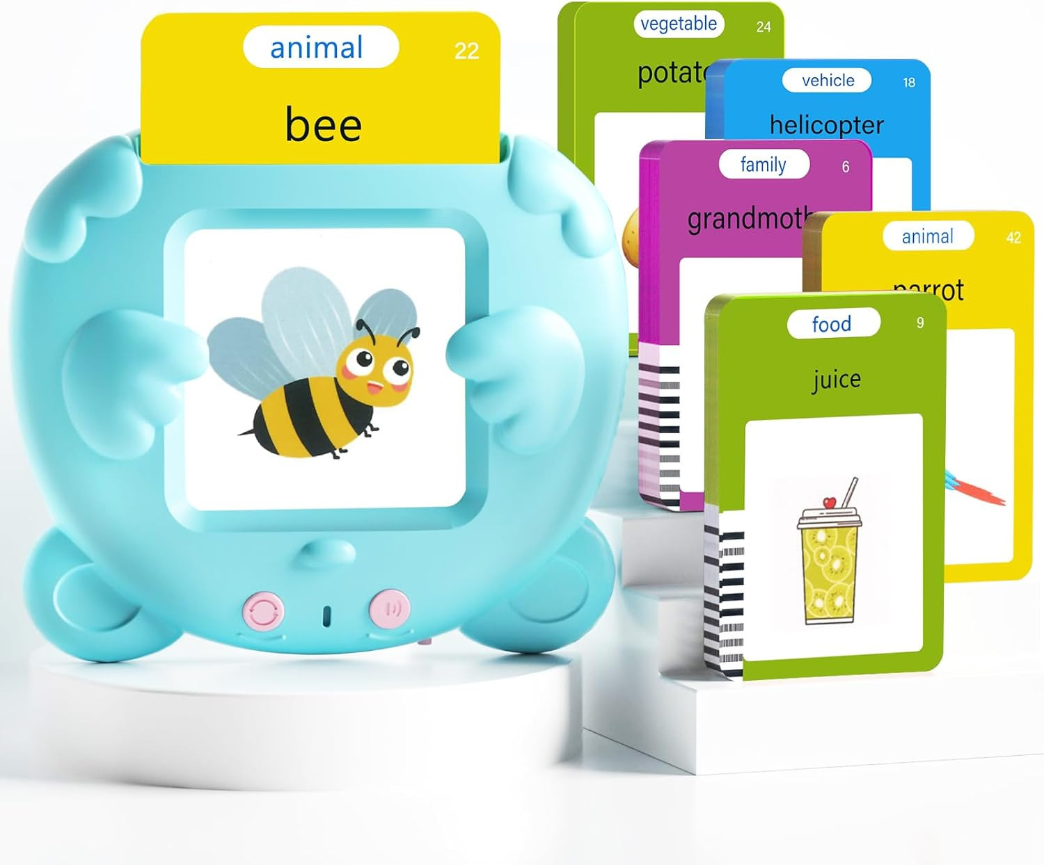 Talking Flash Cards for Toddlers, 224 Sight Words English Learning Flashcards fo