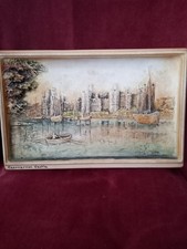 A Vintage Osbourne Plaque Caernavon Castle.