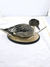Vintage Captive Raised Pintail Duck Taxidermy Pen Desk Set