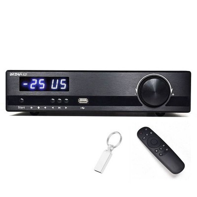 BRZHIFI X21 600W TPA3255 2.1   Amplifier Hifi Power Amp + 8G USB Drive/ &kh