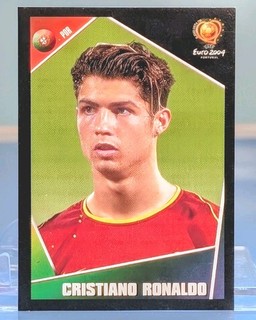 2004 Cristiano Ronaldo Rookie Panini Euro Sticker #23 Portugal Man U