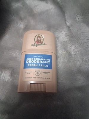 Dr. Squatch Travel Size Deodorant Odor squatching Deodorant Fresh Falls 0.5 Oz