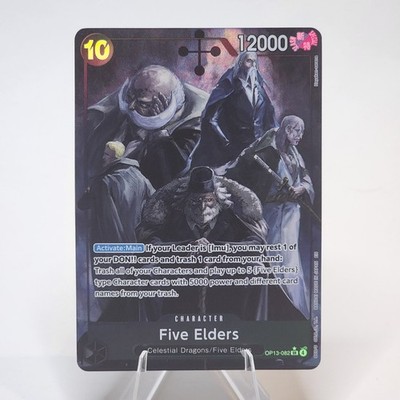 Five Elders (Alternate Art) OP13-082 Carrying On His Will Foil