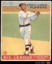 1933 Goudey #151 Jake Flowers Dodgers 3 - VG