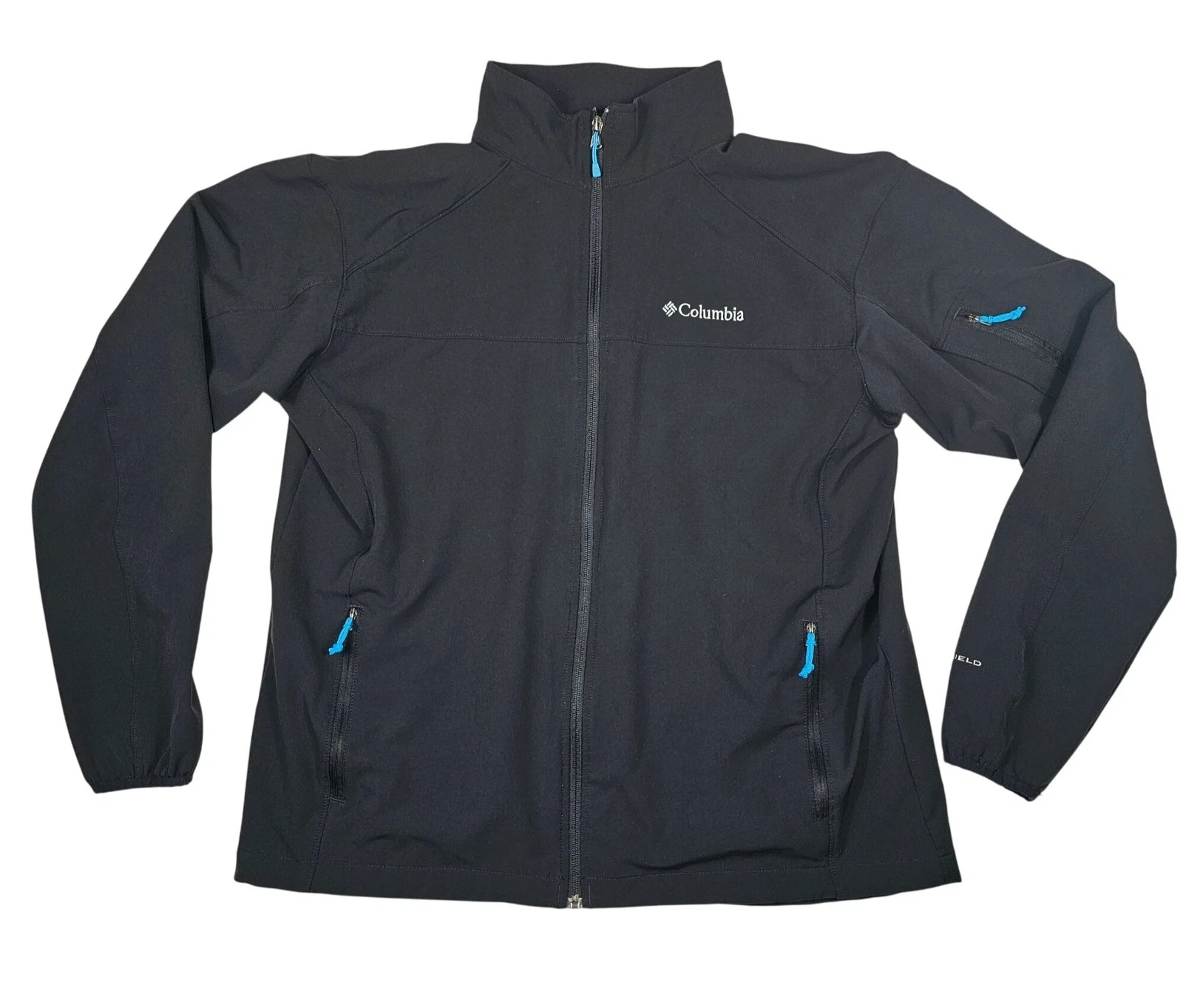 Columbia Omni-Shield Lightweight Full-Zip Jacket Size L Water Resistant Men's