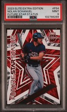 2023 PANINI ELITE EXTRA EDITION FUTURE STAR STATUS #FS4 NOLAN SCHANUEL PSA 9