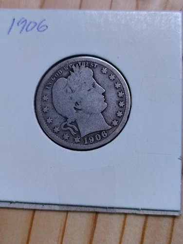 1906 barber quarter 90% Free Shipping