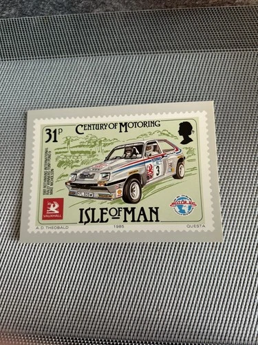 Vauxhall Chevette Tony Pond Winner 1981 Rally Champion Isle Of Man Maxi FDC 1985